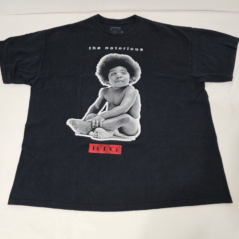 The Notorious B.I.G. & Baby B.I.G. T-shirts  Women's 2x & Kid's 4t Black - Picture 2 of 6